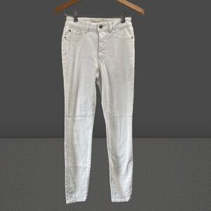 Warp + Weft Women's White High Rise Skinny Jeans Size 26